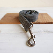 Load image into Gallery viewer, Free Engraving Pet Collar Plaid Suit Faber Custom Name ID Tag Adjustable Collars Lead Leash Set Personalized Dog Collars