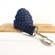 Load image into Gallery viewer, Free Engraving Pet Collar Plaid Suit Faber Custom Name ID Tag Adjustable Collars Lead Leash Set Personalized Dog Collars